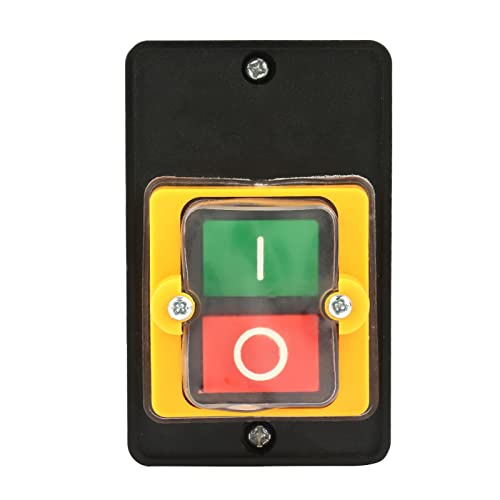 Druckschalter Wasserdicht AC220V/380V10A Druckschalter Motor Start Stop Taste Motor Ein Aus Drucktastenschalter mit Wasserdichter Staubdichter Oberfläche von Walfront