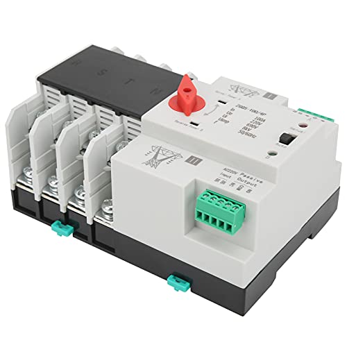 Dual Power Automatischer Transferschalter Controller Flammhemmender Kunststoff-Leistungsschalter Umschalter ZGQ5-100/4P 220 V Dual Power Automatischer Transferschalter Controller Flammhemmender Kunststoff-Leistungsschalter Umschalter ZGQ5-100/4P 220 V von Walfront