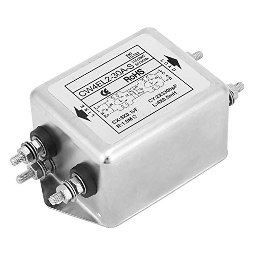 EMI Power Filter CW4EL2-30A Rauschunterdrücker Einphasenfilter 115V/250V 50/60Hz EMI Filteranschluss von Wal front