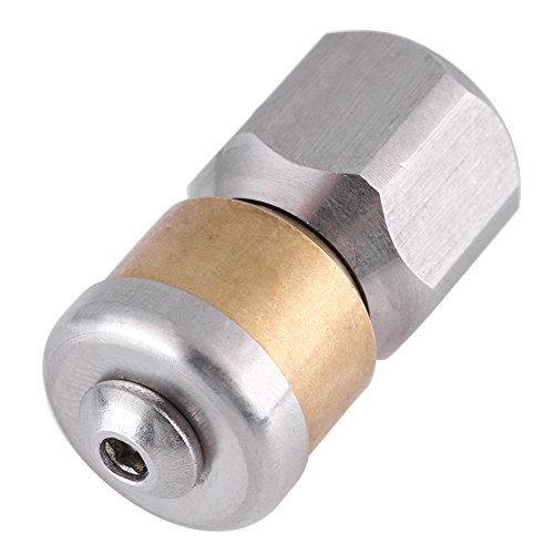 Edelstahl Rotierende Abfluss Reinigungsdüse Kanalisation Jetter Düse 1/4" BSP Innengewinde Für Hochdruckreiniger Edelstahl Rotierende Abfluss Reinigungsdüse Kanalisation Jetter Düse 1/4" BSP Innengewinde Für Hochdruckreiniger von Walfront