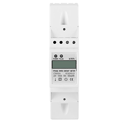 Einphasig DIN Schiene Stromzähler 10-40A Elektronische KWh Meter Digital LCD für Hutschiene Einphasig DIN Schiene Stromzähler 10-40A Elektronische KWh Meter Digital LCD für Hutschiene von Walfront