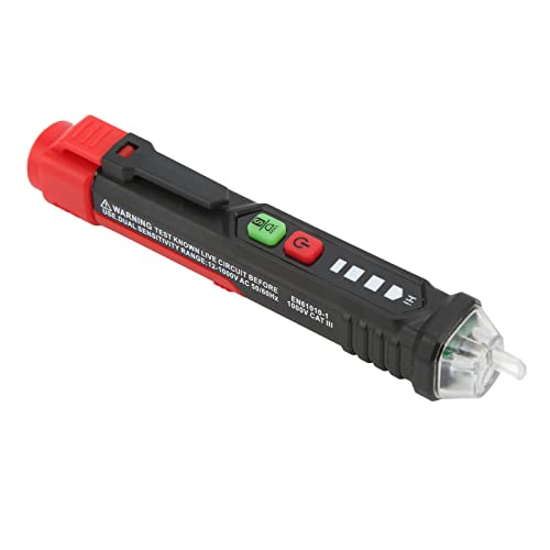 Elektrischer Teststift Berührungsloser Spannungsprüfer Drahtbruchpunktfinder mit LED-Licht Intelligenter Identifikations-Spannungsprüfstift von Walfront
