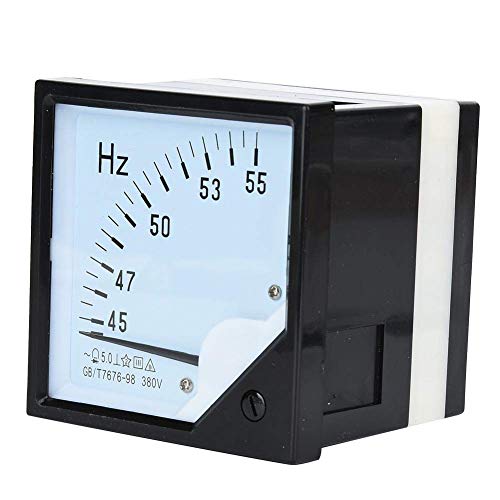 Frequenztester Square Panel Analoges Frequenzmessgerät Hohe Genauigkeit Digitales Analogmultimeter 45-55Hz AC380V 1.5 Genauigkeit von Walfront