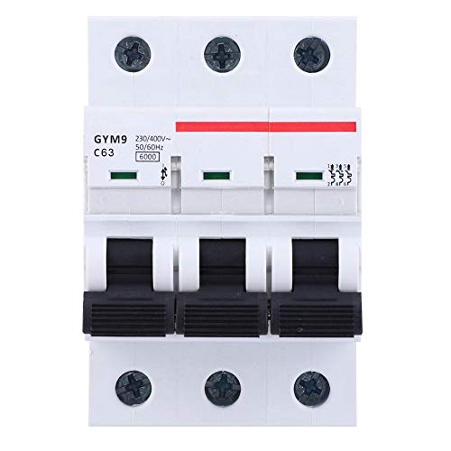 GYM9-C65 Leitungsschutzschalter, 3P 230/400VAC 50/60Hz IP20 Leistungsschalter, Sicherungsautomat für DIN Schienenmontage(63A) von Walfront