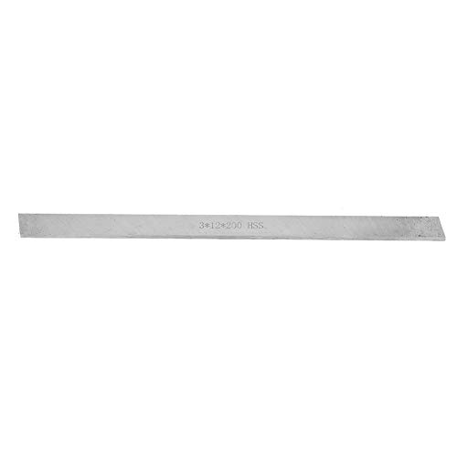 HSS-Drehstahl-Stab Weißer Stahlstreifen Quadratisch Drehwerkzeug-Rohlinge Rechteckig Fly-Cutter-Mill-Rohling(3 * 12 * 200mm) von Walfront