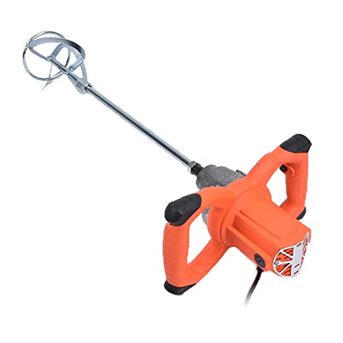 Handheld Betonmischer 6 Geschwindigkeit Einstellbare Geschwindigkeit Rührwerk Tragbarer Mörtel Betonmischer Bohrer Zum Mischen von Mörtel Farbe Schlamm Gips 220V(EU Plug) von Walfront