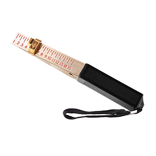 Keilförmige Vernier Fühlerlehre 1-15mm Haus Engineering Inspektion Flachheit Messwerkzeug(Präzision: 0,5mm) von Walfront