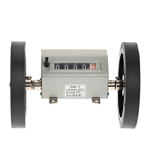 Längenzähler mit Rollmeter Messrad, 5-stellig Meterzähler 0-9999,9 Rollenzähler Zur Längenmessung Tapetenabroller mit Meterzähler für Kabel von Walfront