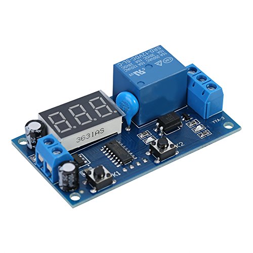 Loop Timer, DC 12V Infinite Cycle Delay Unendliche Umlaufen Timer Relais Schalter, Loop Timer Switch Modul mit LED Display von Walfront