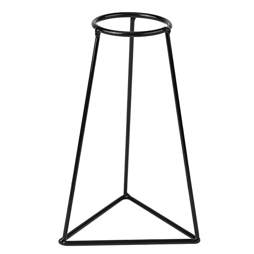 Metall Vase Rahmen, Schwarz Eisen Blumenvase Rahmen Pflanzenhalter Blumenständer Indoor Cafe Home Dekoration(E) von Walfront