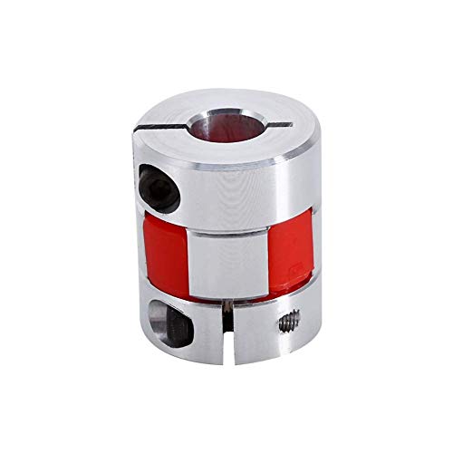 Kupplungskoppler Aluminium 8 mm x 10 mm wellenkupplung Flexible Pflaumenkupplung Legierung Gelenkverbinder Industriekupplung Wellenkupplungen klauenkupplung von Walfront