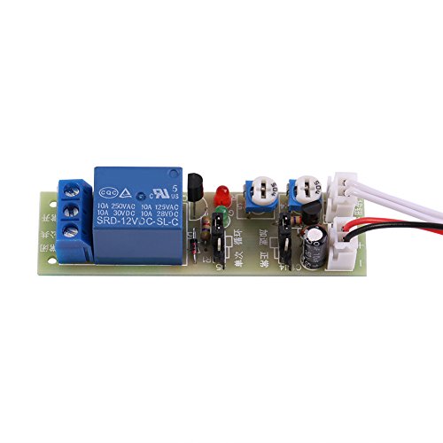 Multifunktions Zeitrelais, DC 5V/12V/24V Infinite Cycle Delay Timer Zeitschalterrelais Einschalten AUS Modul 0-15min/0-60min Einstellbar Zeitrelais Hutschiene (DC12V 0-15min Adjustable) von Walfront