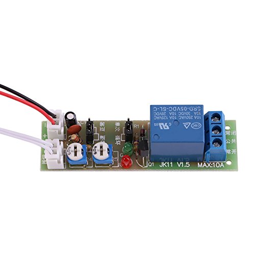 Multifunktions Zeitrelais, DC 5V/12V/24V Infinite Cycle Delay Timer Zeitschalterrelais Einschalten AUS Modul 0-15min/0-60min Einstellbar Zeitrelais Hutschiene (DC5V 0-15min Adjustable) von Walfront