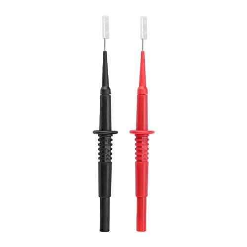 SEAFRONT Multimeter Messleitung Set,P5008 2Pcs Testing Probes, Messleitungs Sonde für Insulated Multimeter, Schwarz Rot von Walfront
