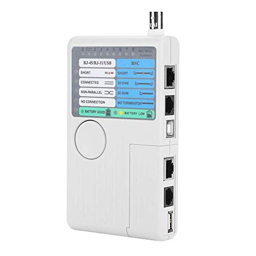 Netzwerkkabeltester, LAN-Kabeltest 4-in-1-Fernbedienungstester Tragbares LAN-Netzwerkkabeltester-Messgerät USB-BNC-Kabeltester für UTP-STP, RJ11-RJ45-Remote-Kabeltester Netzwerkkabeltester, LAN-Kabeltest 4-in-1-Fernbedienungstester Tragbares LAN-Netzwerkkabeltester-Messgerät USB-BNC-Kabeltester für UTP-STP, RJ11-RJ45-Remote-Kabeltester von Walfront