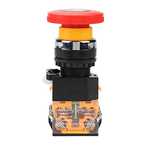 Notschalter Selbsthemmend Not-Halt Druckschalter LA38-11ZS 220/380 V 10A Pilzkopf Momentary Switch Notschalter Selbsthemmend Not-Halt Druckschalter LA38-11ZS 220/380 V 10A Pilzkopf Momentary Switch von Walfront