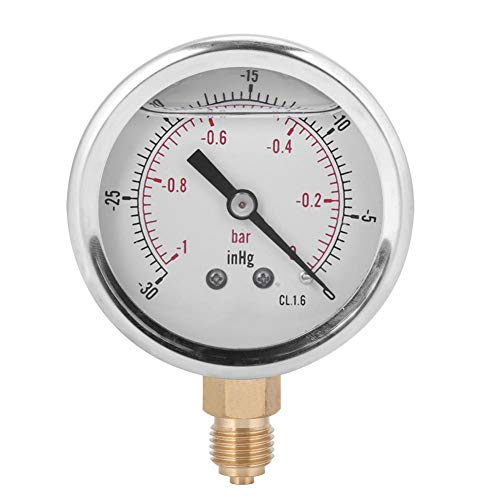 Ölgefülltes Manometer TS-PGGZ604-0bar 1/4BSP Y60 Radialölgefülltes Vakuum Manometer für Erdölmetallurgie Manometer -30-0inhg Vakuummeter Ölgefülltes Manometer TS-PGGZ604-0bar 1/4BSP Y60 Radialölgefülltes Vakuum Manometer für Erdölmetallurgie Manometer -30-0inhg Vakuummeter von Walfront