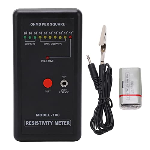 Oberflächenwiderstand Tester, Messen spezifischen Widerstand, Erdungswiderstand, Antistatischer Elektrizitätstester Oberflächenwiderstandsmessgerät Oberflächenwiderstand Tester, Messen spezifischen Widerstand, Erdungswiderstand, Antistatischer Elektrizitätstester Oberflächenwiderstandsmessgerät von Walfront
