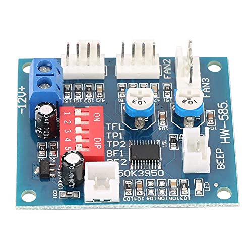 PWM Standalone Lüftersteuerung, DC 12V 4 Draht Thermostat, PWM Regler Lüfter Drehzahlregler mit Sensor, DIY Regler Modulplatine für PC Lüfter Temperaturregler + Buzzle & Probe PWM Standalone Lüftersteuerung, DC 12V 4 Draht Thermostat, PWM Regler Lüfter Drehzahlregler mit Sensor, DIY Regler Modulplatine für PC Lüfter Temperaturregler + Buzzle & Probe von Walfront
