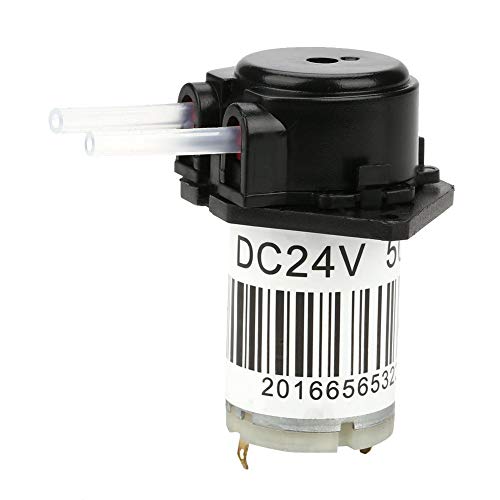 Peristaltikpumpe DC 24V Selbstansaugende Dosierpumpe Mini Snap In Typ Wasserpumpe mit Anschluss für Aquarium Lab Analytic von Walfront