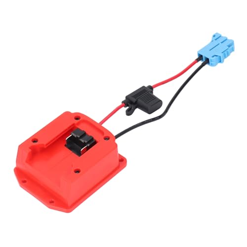 Reitbatterie Adapter, ABS Konverter, 18 V mit 12 AWG Draht, 40 A Zünder, Dicker Kupferdraht für Peg Perego 48–11–1828 Ersatzteile (blauer Stecker) von Walfront