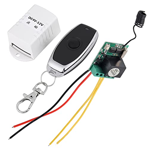 Relaisempfänger DC 4 V 5 V 6 V 7,4 V 9 V 12 V Wireless Relais Control One Key Switch Empfänger + Sender für Computer, Auto, Tür, Fenster Relaisempfänger DC 4 V 5 V 6 V 7,4 V 9 V 12 V Wireless Relais Control One Key Switch Empfänger + Sender für Computer, Auto, Tür, Fenster von Walfront