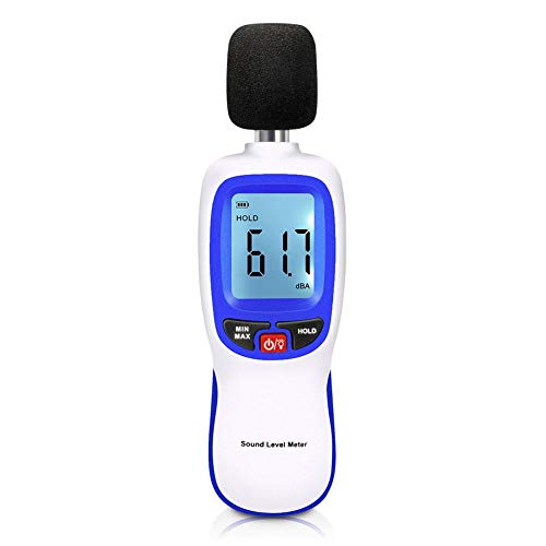 SEAFRONT Sound Level Meter, Tragbares Digitales Schallpegelmesser zur Geräuschmessung 30-130dba Dezibel Messgerät, dB Messergerät für Kontrolle Klangqualität SEAFRONT Sound Level Meter, Tragbares Digitales Schallpegelmesser zur Geräuschmessung 30-130dba Dezibel Messgerät, dB Messergerät für Kontrolle Klangqualität von Walfront