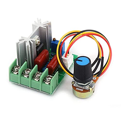 Spannungsregler, AC 50-220V 2000W SCR Elektrischer Spannungsregler Modul Baugruppe Ausgangsspannung Stabilisator Transformator Schalter Temperatur/Motor Drehzahlregler Licht Dimmer von Eujgoov