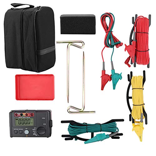 UT521 Earth Tester Erdungswiderstandstester Ohmmeter mit Aufbewahrungsbehälter 50 Hz / 60 Hz UT521 Earth Tester Erdungswiderstandstester Ohmmeter mit Aufbewahrungsbehälter 50 Hz / 60 Hz von Walfront
