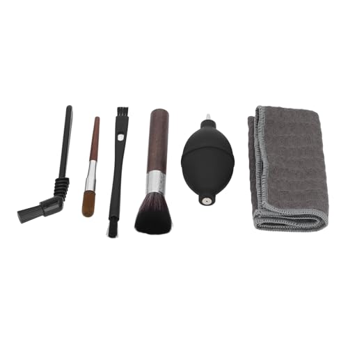 WALFRONT Coffee Machine Pinselset 6 Stcs Holz Nylonbürsten Handtuchluftgebläse, Coffee Maker Reinigungskit für den Kommerziellen Gebrauch von Walfront