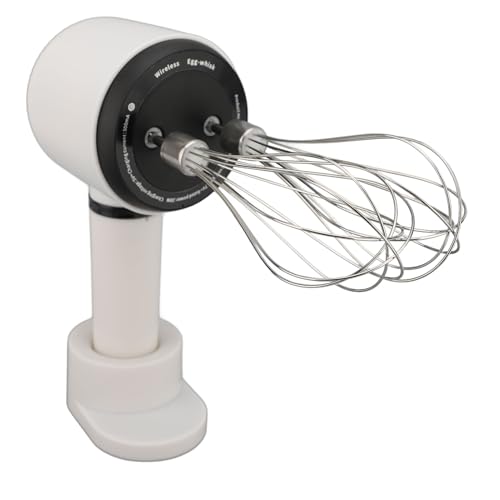 WALFRONT Double Ceft Electry Hand Mixidor Stahl Vermehrt Es Vermasselbar mit Niedriger Geschwindigkeit Wireless Cooking -Charge Zum Backen und Mischen, Leicht Ergonomisches Design für Hausgemachten von Walfront