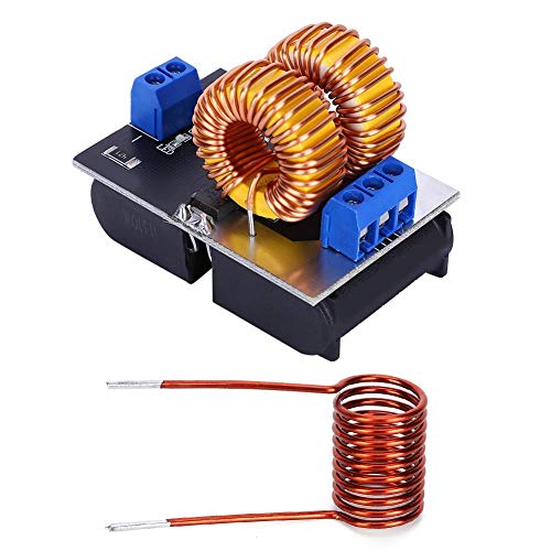 Walfront 120-W-Induktionsheizmodul, BYS459-1500 Mini-ZVS-Modul Induktionsheizplatine 5V-12V für Hochfrequenzheizung von Walfront