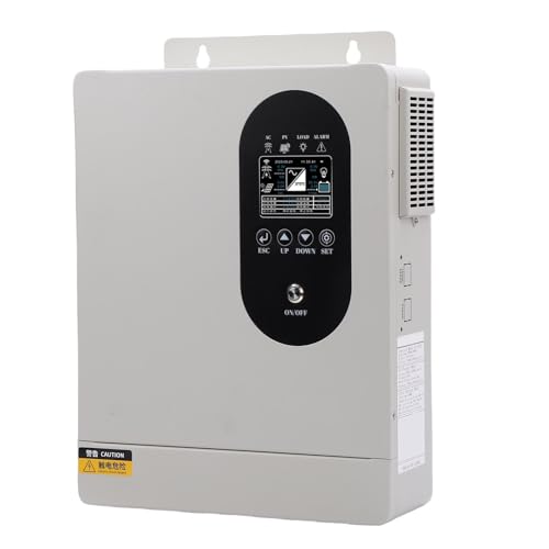 Walfront 1600W Reiner Sinuswellenhybrid -Solar -Wechselrichter, Eingebaut in 60A MPPT -Controller für AGM, Gel, Li -Batterien, Solar -Wechselrichter -Ladegerät mit Mehreren Schutz (24VDC （SP2416）) von Walfront