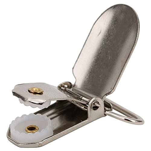 20PCS Metall Schnullerkette Clips Hosenträger Clips, Druckknopf für Schnullerklipps Schnullerband Kleidung von Walfront