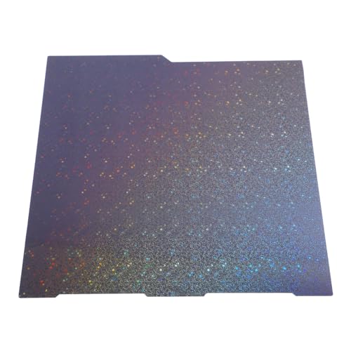 Walfront 256x268mm 3D -Drucker -Kombination Build Platte PEI -Bett Doppelseitig Strukturierte Flexible Federstahlmagnetplattform von Walfront