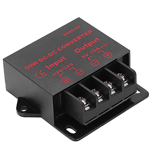 Walfront EA505V Power Converter Adapter DC 24V 12V Bis 5V 10A Step-Down-Modul Mehrere Intelligente Schutzspannungsregler für Motorrecorder-LED-Streifen Walfront EA505V Power Converter Adapter DC 24V 12V Bis 5V 10A Step-Down-Modul Mehrere Intelligente Schutzspannungsregler für Motorrecorder-LED-Streifen von Walfront