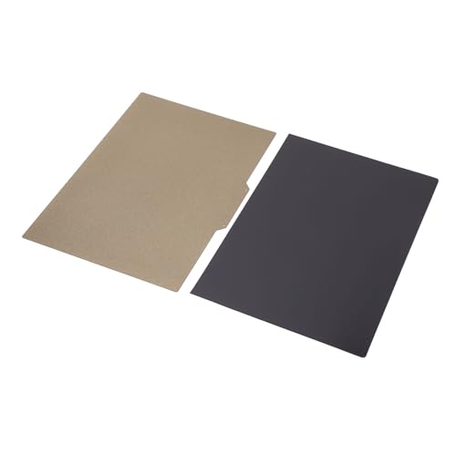 Walfront Flexible Build Platte Doppelseitig Strukturiertes PEI -Blatt mit Magnetbasis für J1S -Drucker Starker Adhäsion Magnetischer Basis mit Klebstoff 330 X 225 Mm von Walfront