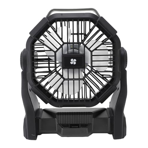 Walfront Premium Outdoor Camp Fan 10400mah Wiederaufladbarer Batterie USB -persönlicher Lüfter mit LED -Taschenlampe, 3 Helligkeitskonfigurationen, um die Verwendung von Wandernotfällen zu Campen Walfront Premium Outdoor Camp Fan 10400mah Wiederaufladbarer Batterie USB -persönlicher Lüfter mit LED -Taschenlampe, 3 Helligkeitskonfigurationen, um die Verwendung von Wandernotfällen zu Campen von Walfront