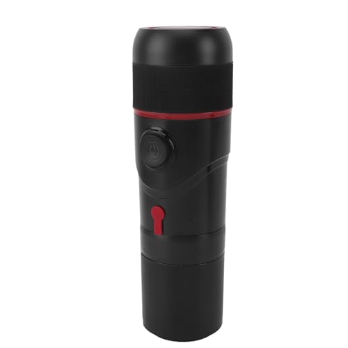 Walfront Reise Tragbare Kaffeemaschine mit Capsuula (Schwarz Rot) von Walfront