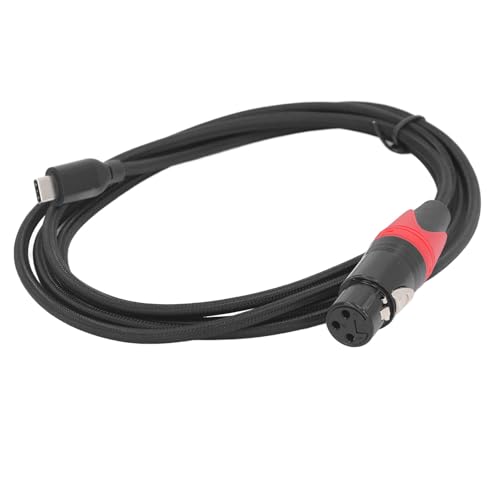 Walfront Typ C zu XLR -Mikrofon Hörbares Kabel, 384 KHz 32 KHz, USB 2.0, Piano Bass -Signal -PC -Aufnahme, Plug -and -Play für Win10, Plug Mic XLR Weibliche Typ -C -Gitarrenverstärker Walfront Typ C zu XLR -Mikrofon Hörbares Kabel, 384 KHz 32 KHz, USB 2.0, Piano Bass -Signal -PC -Aufnahme, Plug -and -Play für Win10, Plug Mic XLR Weibliche Typ -C -Gitarrenverstärker von Walfront