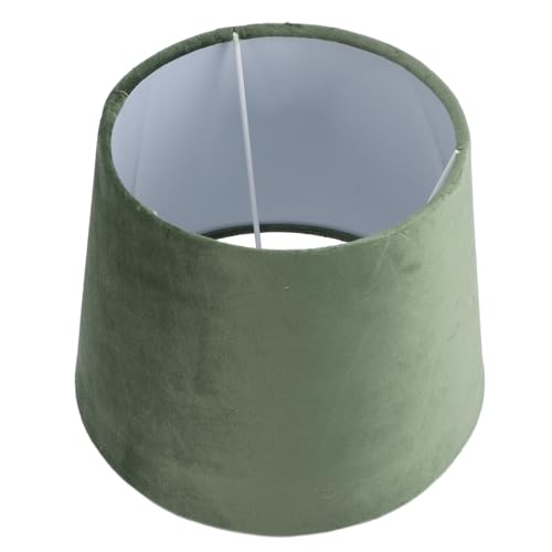 Walfront Weicher Touch -Stoff Kleiner Lampenschatten Vielseitiger Ersatzkonisch -Lampenschirm für Tischbodenleuchte E27 E14 Dual Verwendung Breiter Anwendung (GREEN) von Walfront
