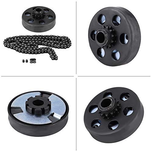 Walfront Zentrifugalkupplung 12 Zahn 3/4 -Zoll -Kettenschraubensets für Go Kart Fit für Mini Fahrrad 6,5 PS, Robustes Eisenmaterial, Einfache Installation für den Motorersatz Walfront Zentrifugalkupplung 12 Zahn 3/4 -Zoll -Kettenschraubensets für Go Kart Fit für Mini Fahrrad 6,5 PS, Robustes Eisenmaterial, Einfache Installation für den Motorersatz von Walfront