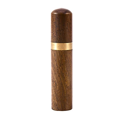 Zahnstocher Box, 1 Stück Premium Tragbare Delicate Holz Zahnstocher Halter Chinesischen stil Dekorative Tasche Zahnstocher Box Kleine Kapsel Container(Schwarzholz) von Walfront
