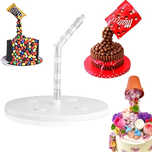 Kuchengieß-Set, Anti-Schwerkraft-Kuchenständer, wiederverwendbar, dekoratives Kuchen-Set, Backwerkzeuge, Erstellen Sie einzigartige Kuchen von Walhome