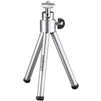 Walimex - WT-070 - Mini-Stativ mit sphärischem Kopf of 26 cm, Farbe Silber von Walimex