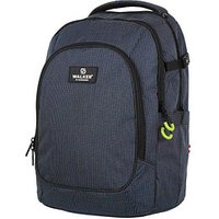 Walker Schulrucksack Campus EVO 2.0 Lime Kunstfaser dunkelblau/weiß von Walker