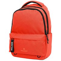 Walker Schulrucksack Classic Alpha Kunstfaser rot von Walker