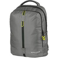 Walker Schulrucksack Wizzard Elite Kunstfaser grau von Walker