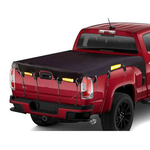 Ladeflächenabdeckung Ladeflächenabdeckung Für Pickup Trucks Mit Bungee Gurtbändern Laderaumabdeckung Netznetz Für StandardLadeflächen, wasserdichte, Strapazierfähige Ladeflächenabdeckung Aus Oxford von Walkervo