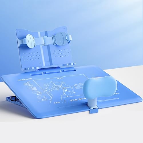 Satz Schreibhaltungskorrektoren Für Kinder Anti-myopie-sitzen Sitzhaltungsgürtel Gestenkorrektor Schreibregal Ein Klick Anheben Mit Schreibbrett, Verstellbarem Und Abnehmbarem Leseständer ,Blue Satz Schreibhaltungskorrektoren Für Kinder Anti-myopie-sitzen Sitzhaltungsgürtel Gestenkorrektor Schreibregal Ein Klick Anheben Mit Schreibbrett, Verstellbarem Und Abnehmbarem Leseständer ,Blue von Walkervo